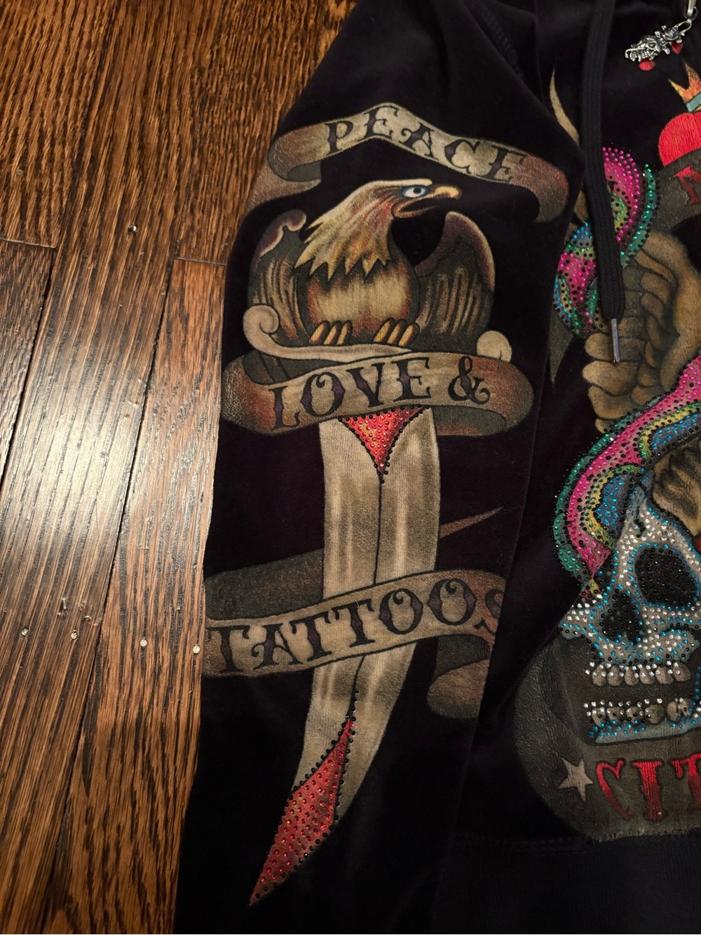 Original Y2K Ed Hardy Zip Up View 5